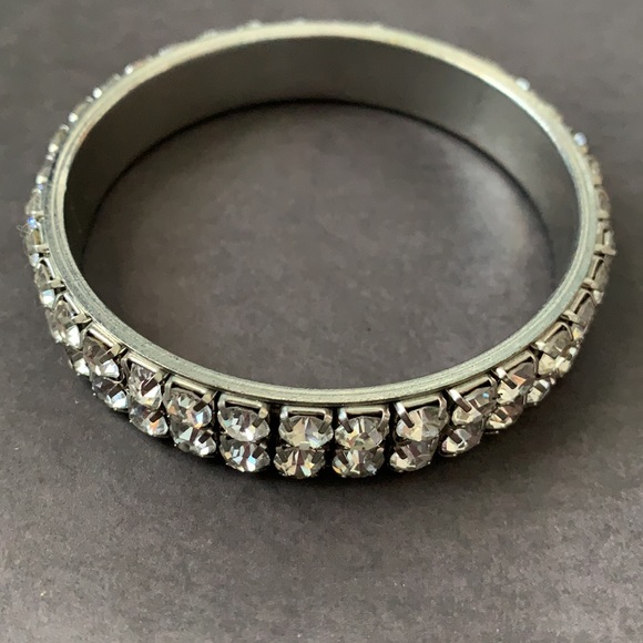 silver sparkle chunky bracelet - Picture 8 of 8